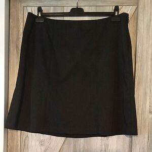 Jones New York Black A-Line Lined Skirt 14